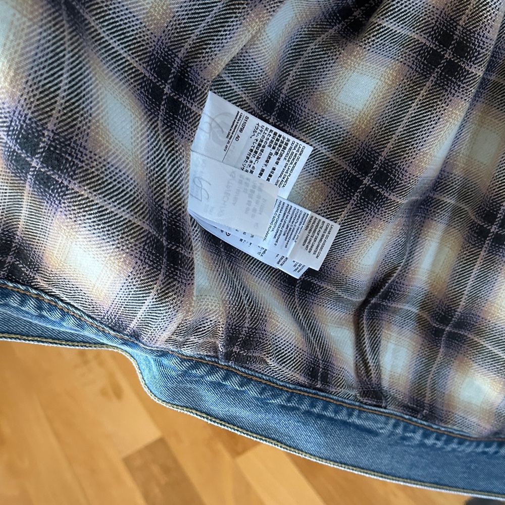 Levi’s Denim Sherpa-Lined Jacket Levi’s type I - Picture 4 of 6